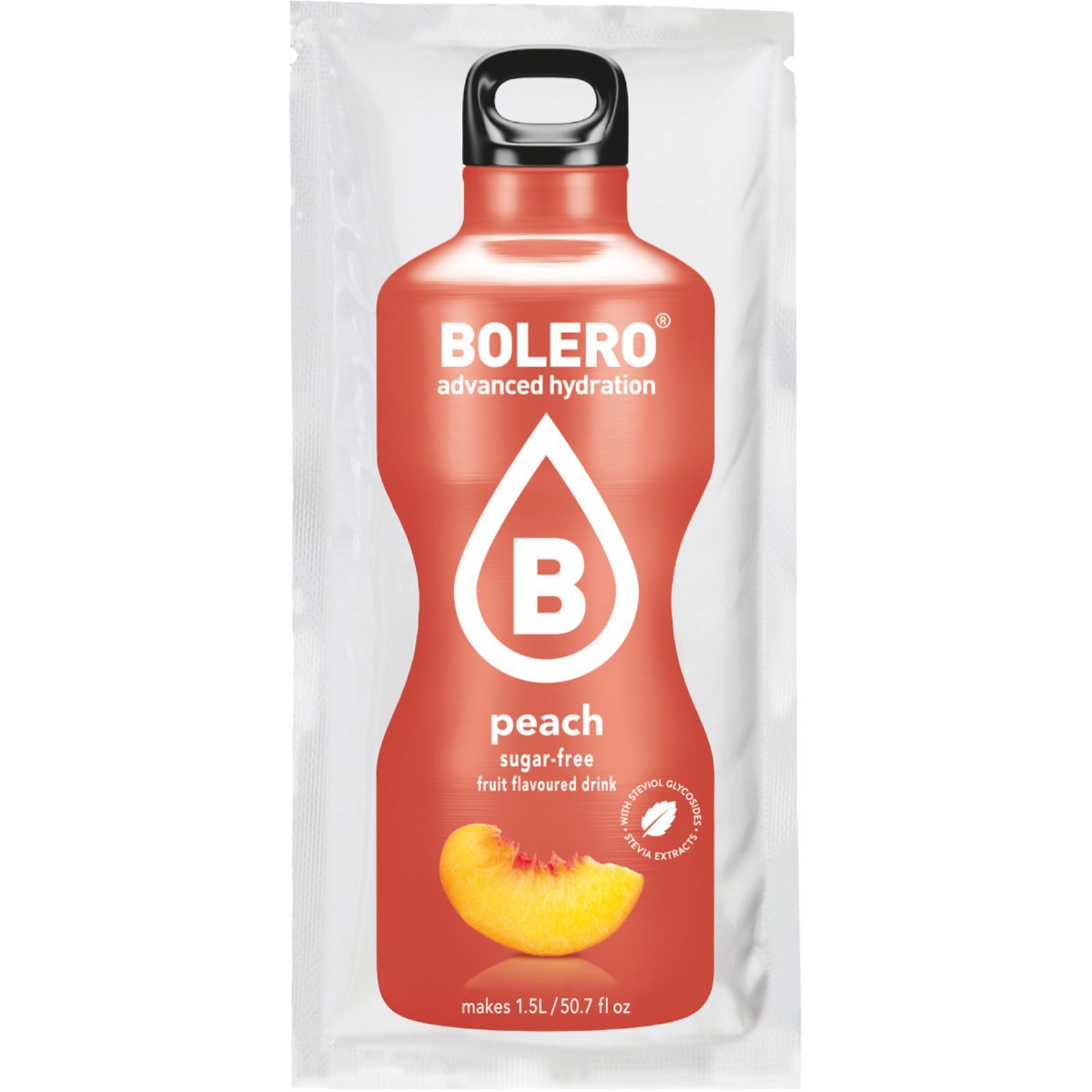 Peach Flavoured Sugar Free Drink Powder by Bolero 1 Sachet