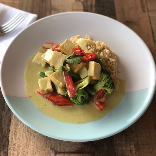 Vegan Green Curry with Tofu (Fitness)